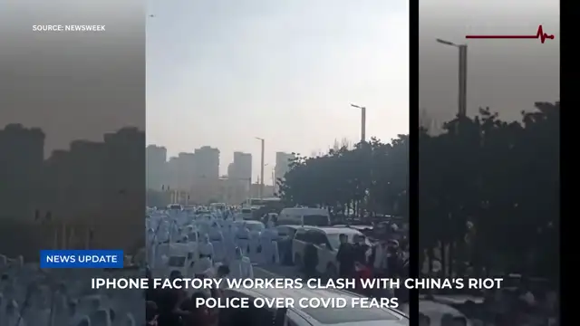 Massive Ausschreitungen von iPhone-Fabrikarbeitern gegen Chinas Bereitschaftspolizei