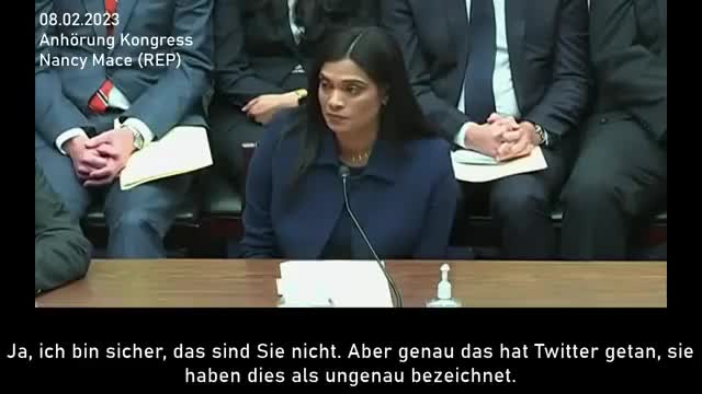 Ex-Twitter Chefs in der Anhörung vor dem US-Kongress