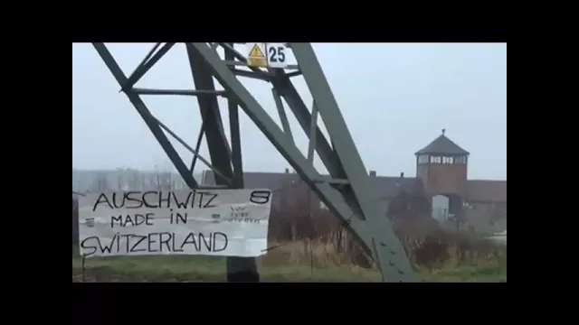 Auschwitz Made in Switzerland; Swiss Servants Satan`s Seed (swiss: Aus Schwiiz - ''from Switzerland'')