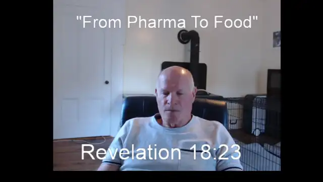 Anthony Patch Live Stream - From Pharma To Food - 5-30-23