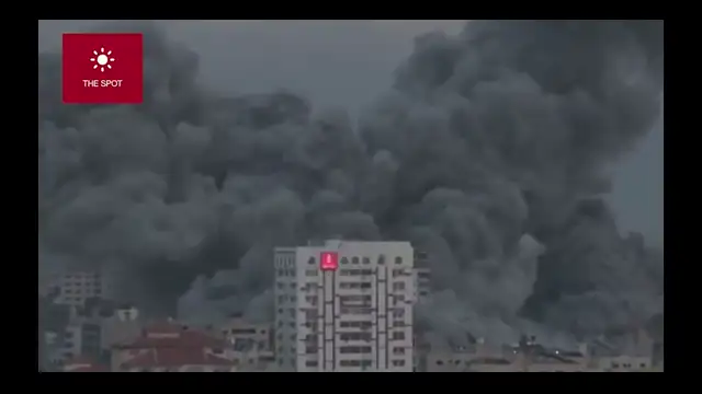 Israeli Regime Launches Indiscriminate Unprovoked Air Strikes On Civilian Buildings in Gaza (07-10-2023)