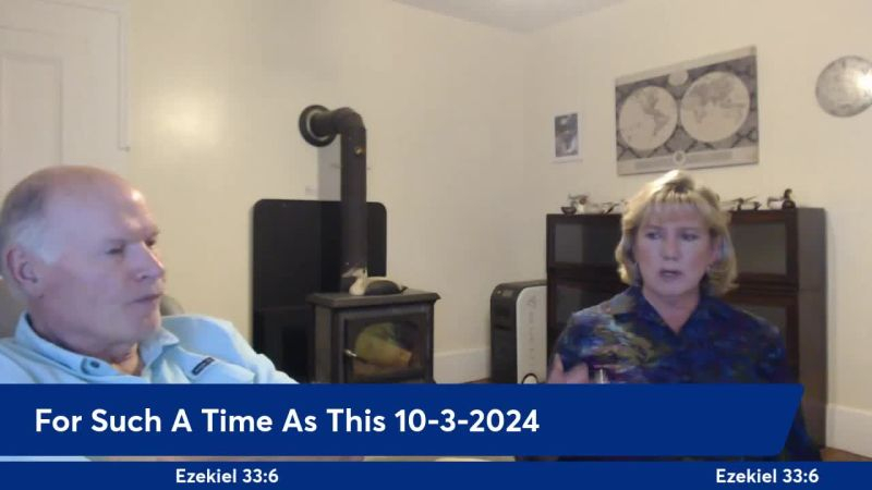 Anthony Patch Live Stream - For Such A Time As This - 10-3-24