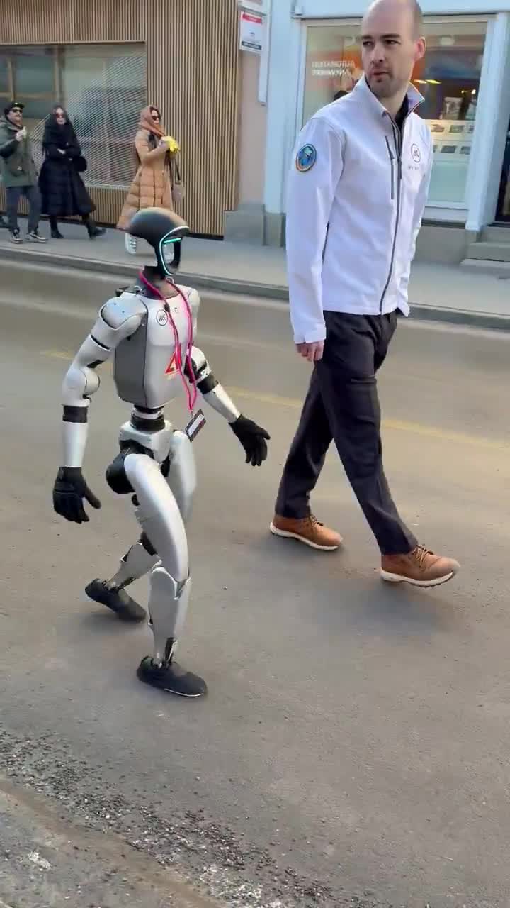 AI Robots at Davos, Switzerland