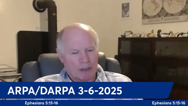 Anthony Patch Live Stream - ARPA-DARPA - 3-6-25