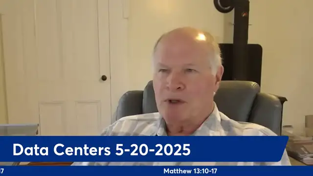 Anthony Patch Live Stream - Data Centers - 5-20-25