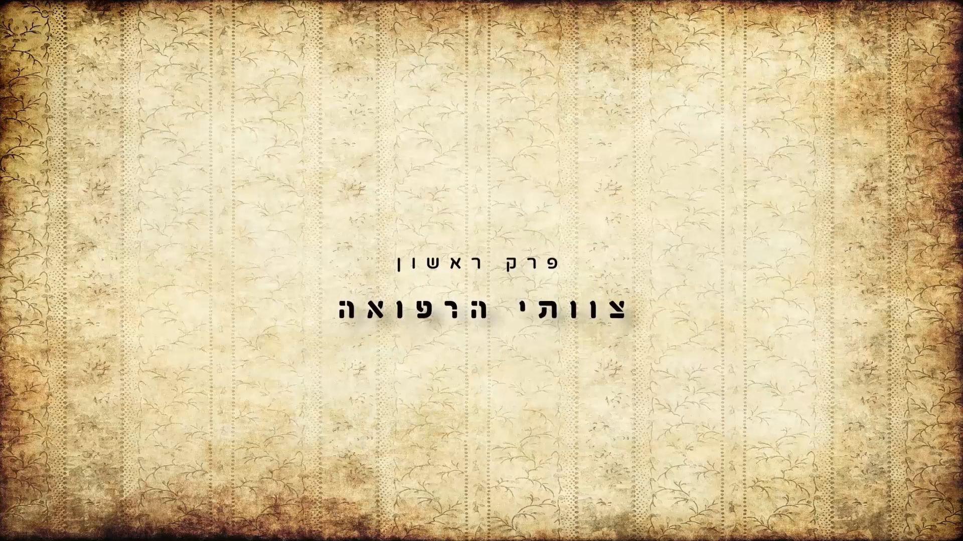 חיסוני שגרה - פרק א - צוותי הרפואה