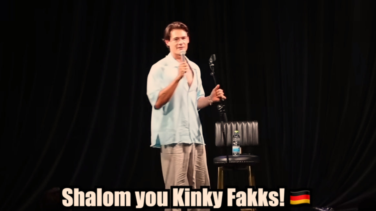 German Roasts Jews in Israel Mario Adrion | Stand Up Comedy