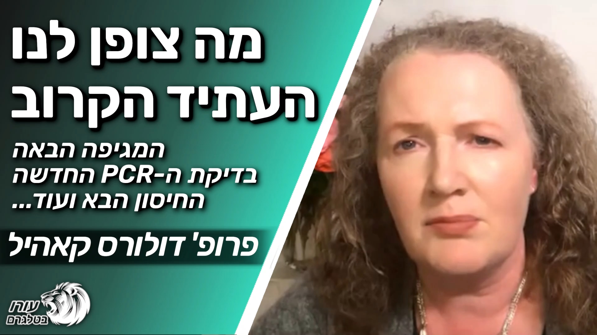 פרופ' דולורס קאהיל מדברת על ההונאה הבאה ''מרבורג''