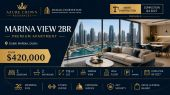 Marina View 2BR — Dubai Marina — 118m² — From $420,000