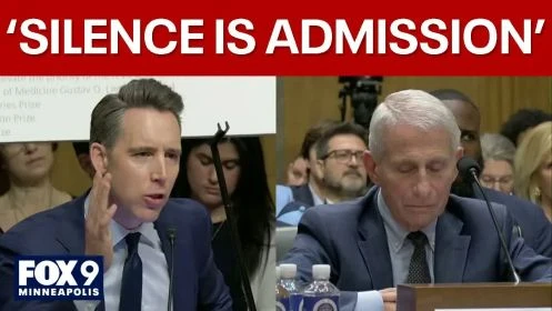 Dr. Fauci grilled by Sen. Hawley over Fifth Amendment responses