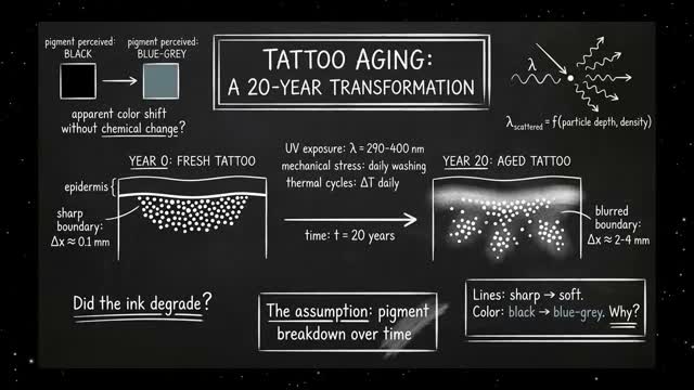 What YOUR Immune System Has Been Doing to YOUR Tattoo for 20 Years.
