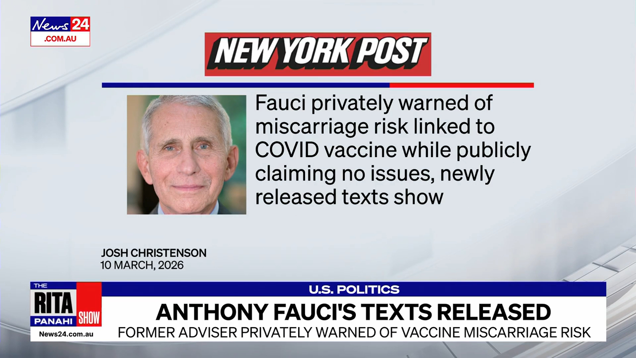 ‘Shameless’: Fauci’s bombshell texts reveal vaccine risk for pregnant women
